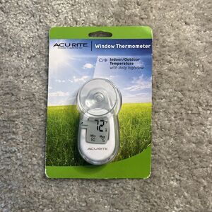 AcuRite Suction Cup Thermometer, White - 00315CADIA1